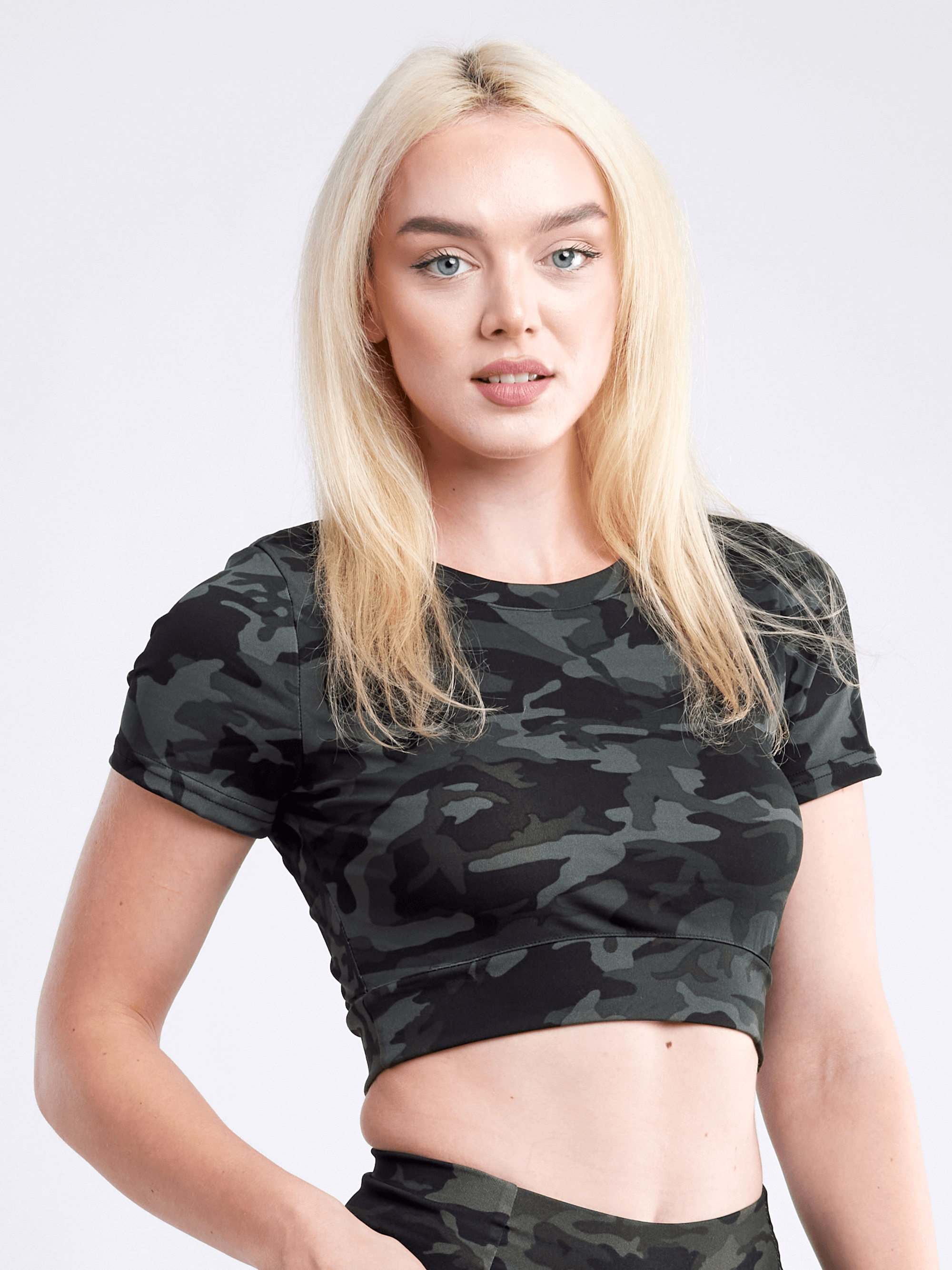 JupiterGear Women's Short-Sleeve Workout Crop Top