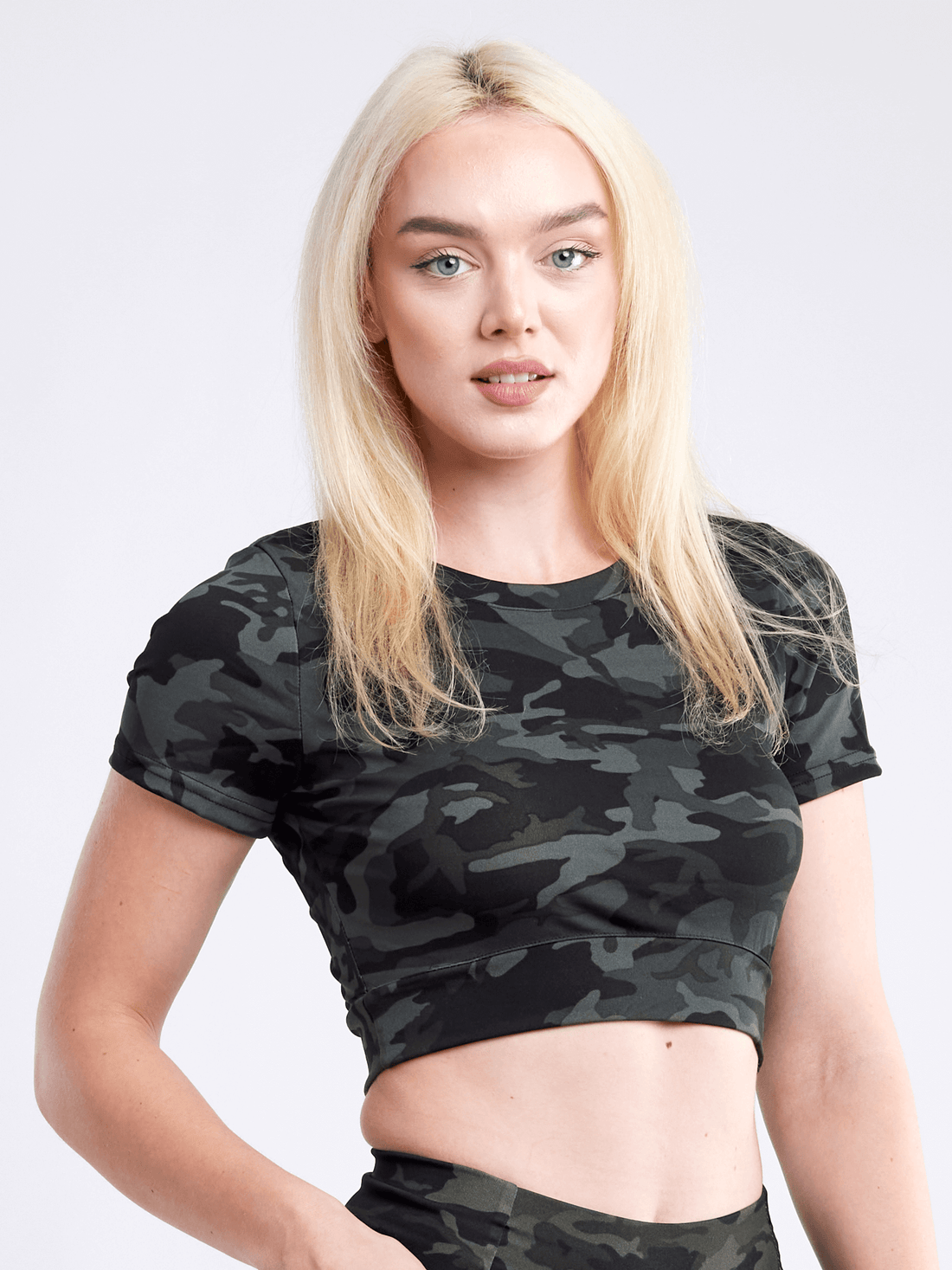 JupiterGear Women's Short-Sleeve Workout Crop Top