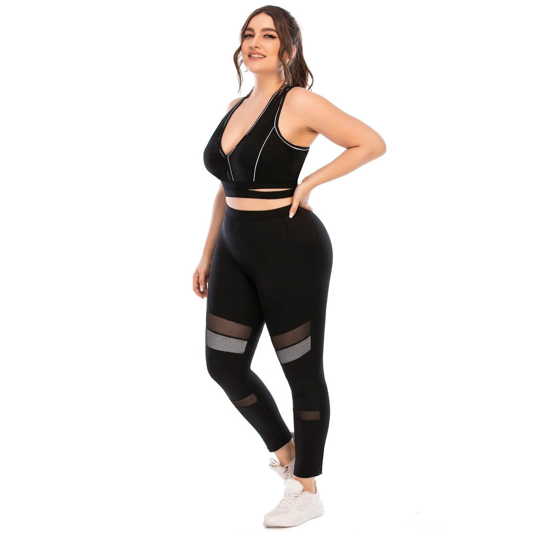 Women's Plus Size Yoga Workout Suits