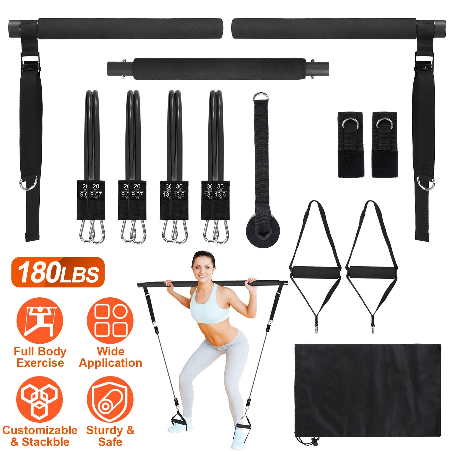 GBruno Pilates Bar Kit