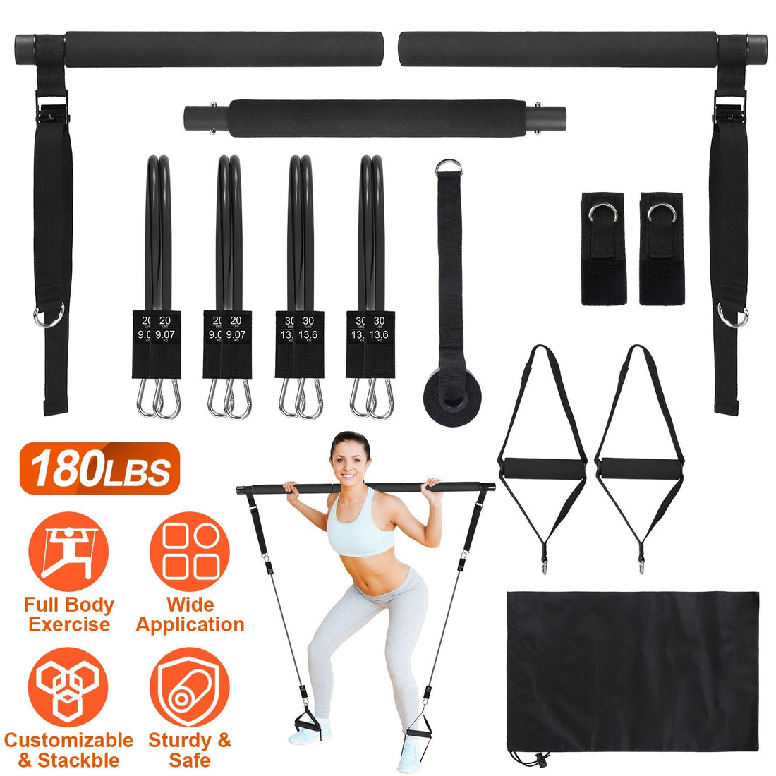 GBruno Pilates Bar Kit