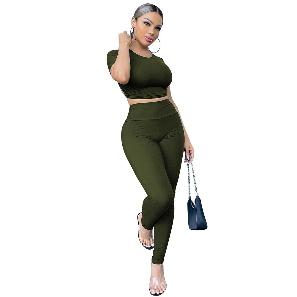 Women's Skinny Yoga Sport Workout Set