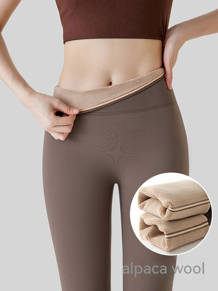 Women's Fleece-Lined High-Waist Hip-Lift Leggings