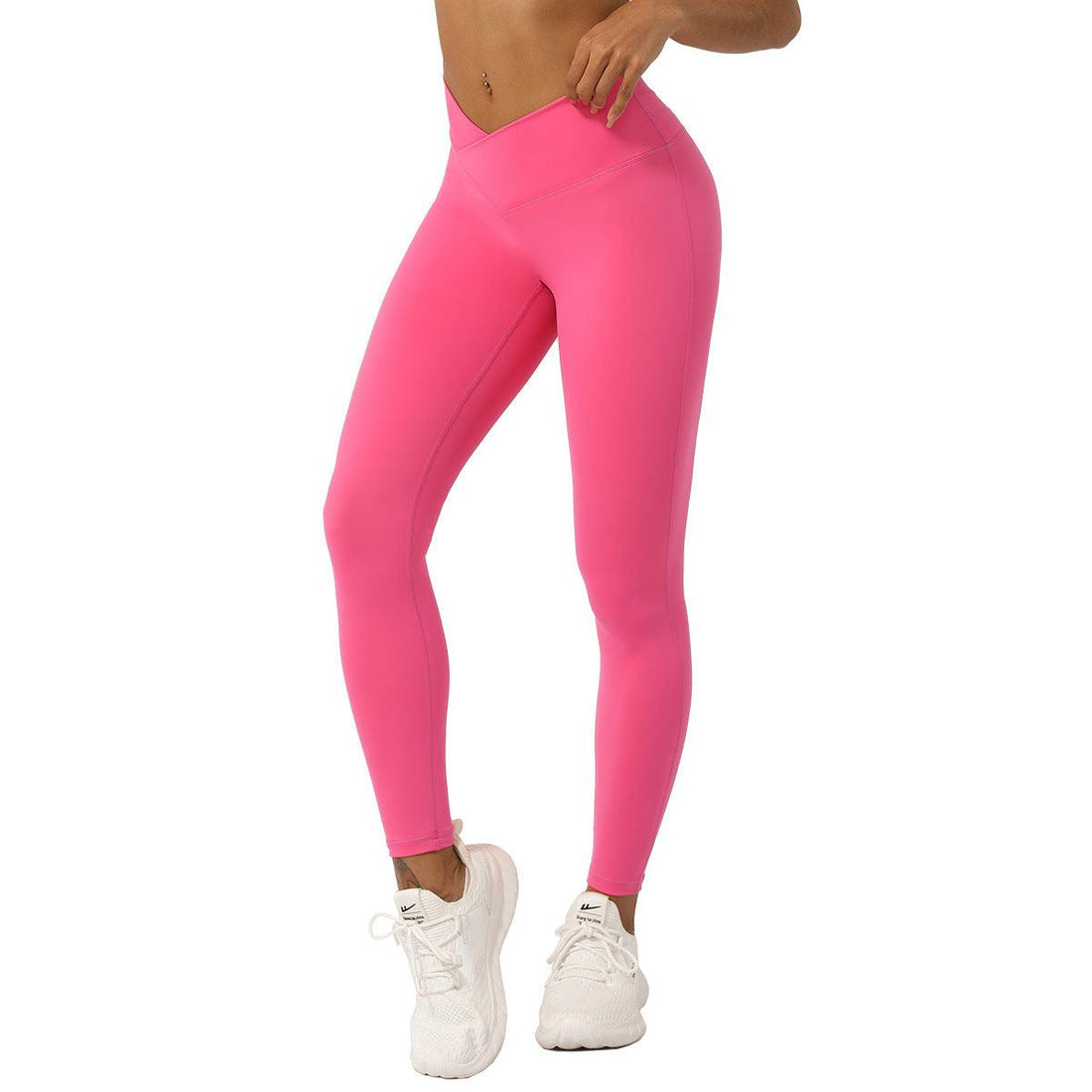 Women's V-Shaped High-Waisted Skinny Fit Yoga Pants