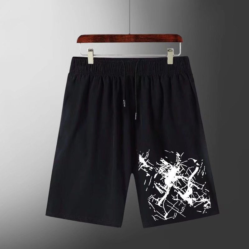 Men's Sports Plus Size Short-Sleeved T-shirt Shorts Set