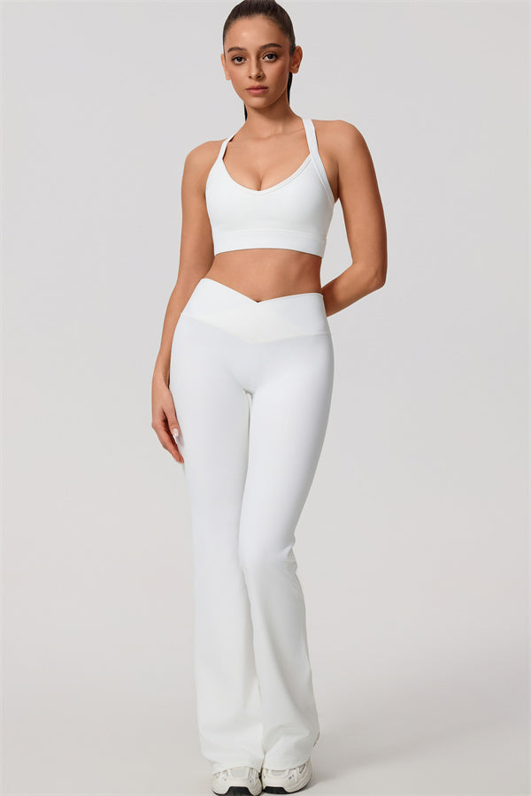Women's The Daze Sports Bra Flared Leggings 2-Piece Set