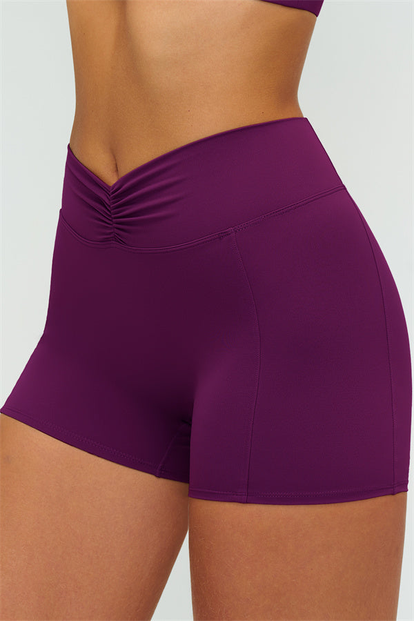Women's The Lushness Long Sleeve Crop Top Shorts 2-Piece Set