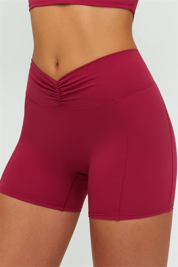 Women's The Lushness Long Sleeve Crop Top Shorts 2-Piece Set