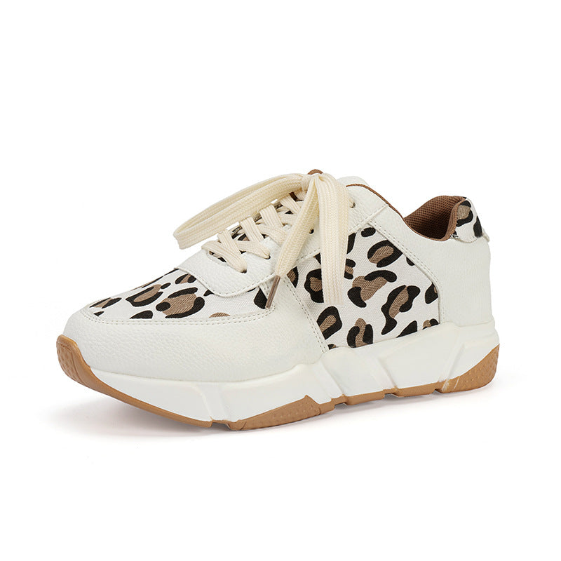 Women's Leopard Running Sports Sneakers