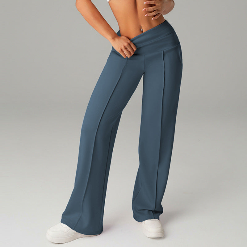 Women’s High Waisted Loose Fitting Wide Leg Sweatpants