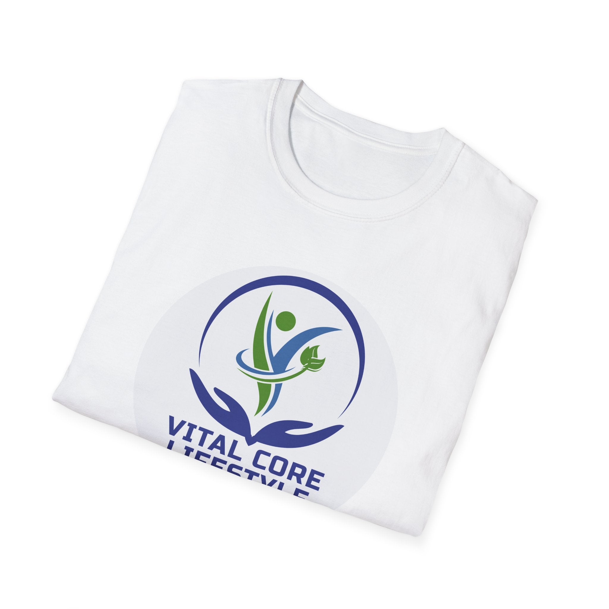 Vital Core Lifestyle T-Shirt — Health, Fitness & Wellness Logo Tee