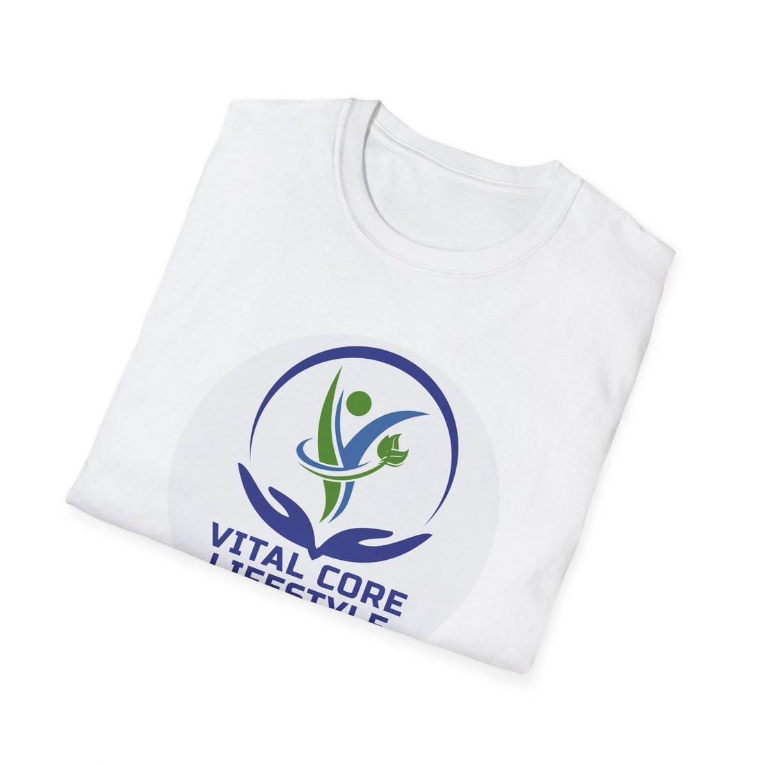 Vital Core Lifestyle T-Shirt — Health, Fitness & Wellness Logo Tee