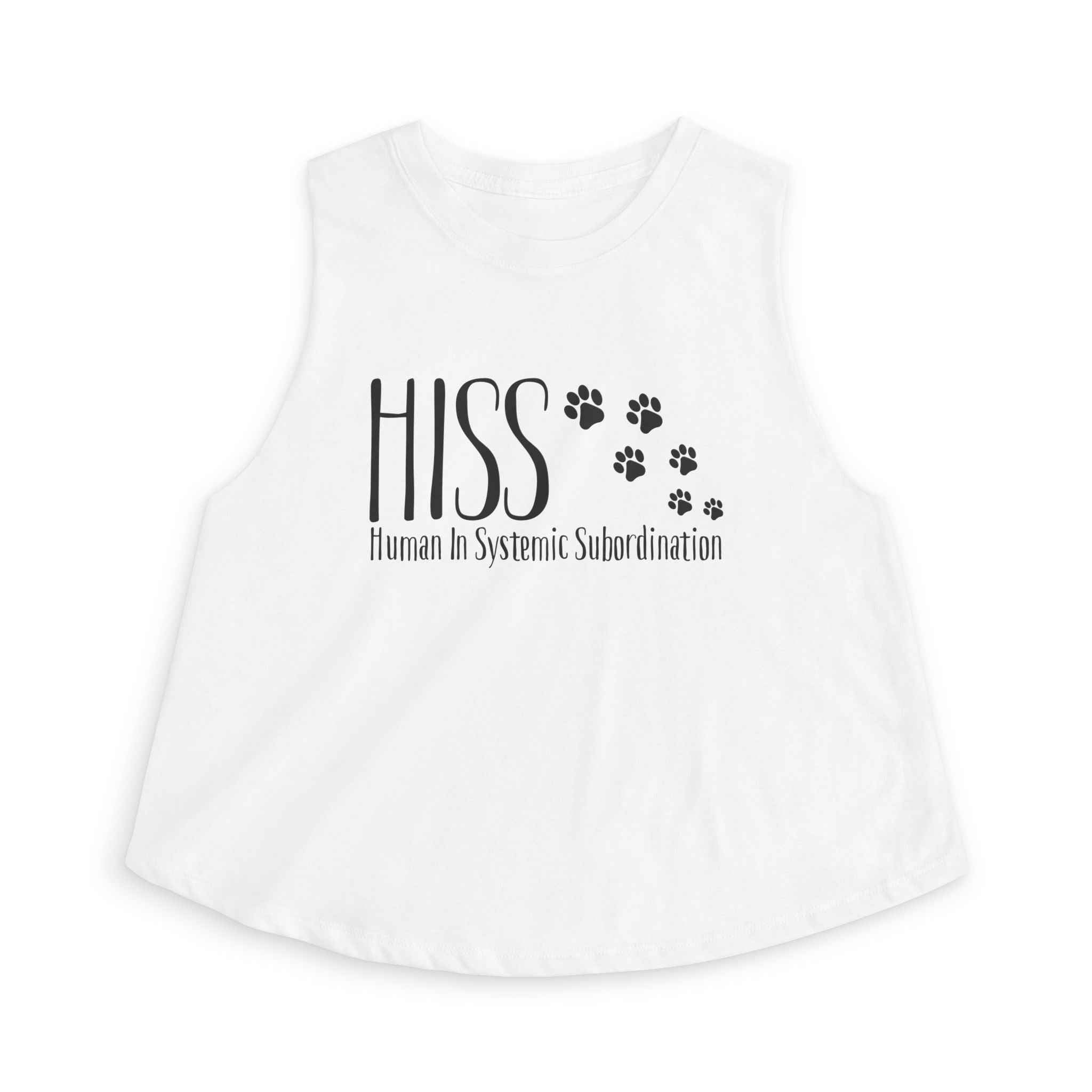 Women's HISS Cat Crop Top