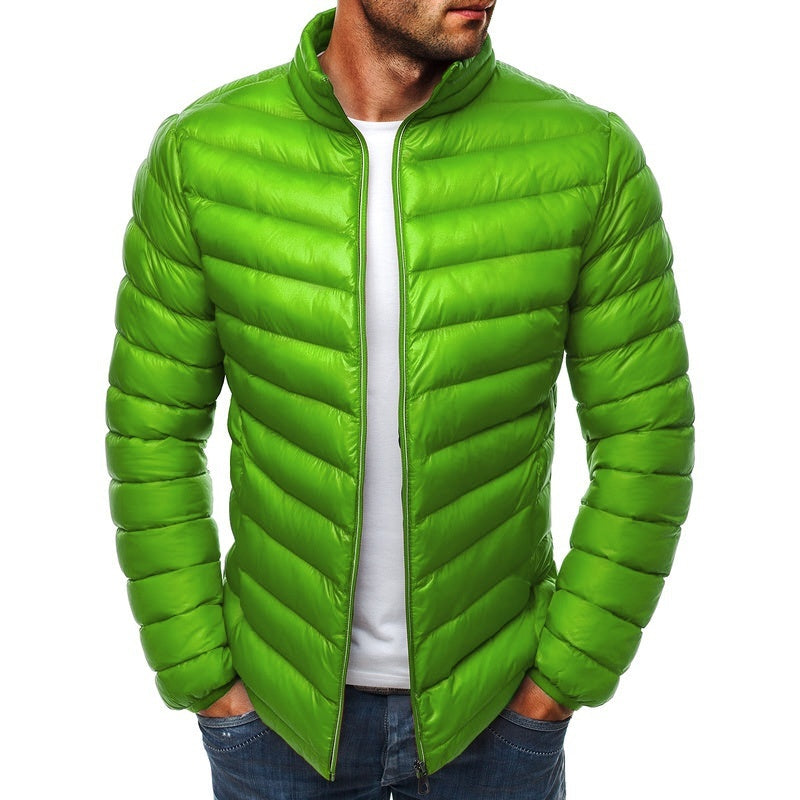 Men's Bright Colored Puffer Jacket