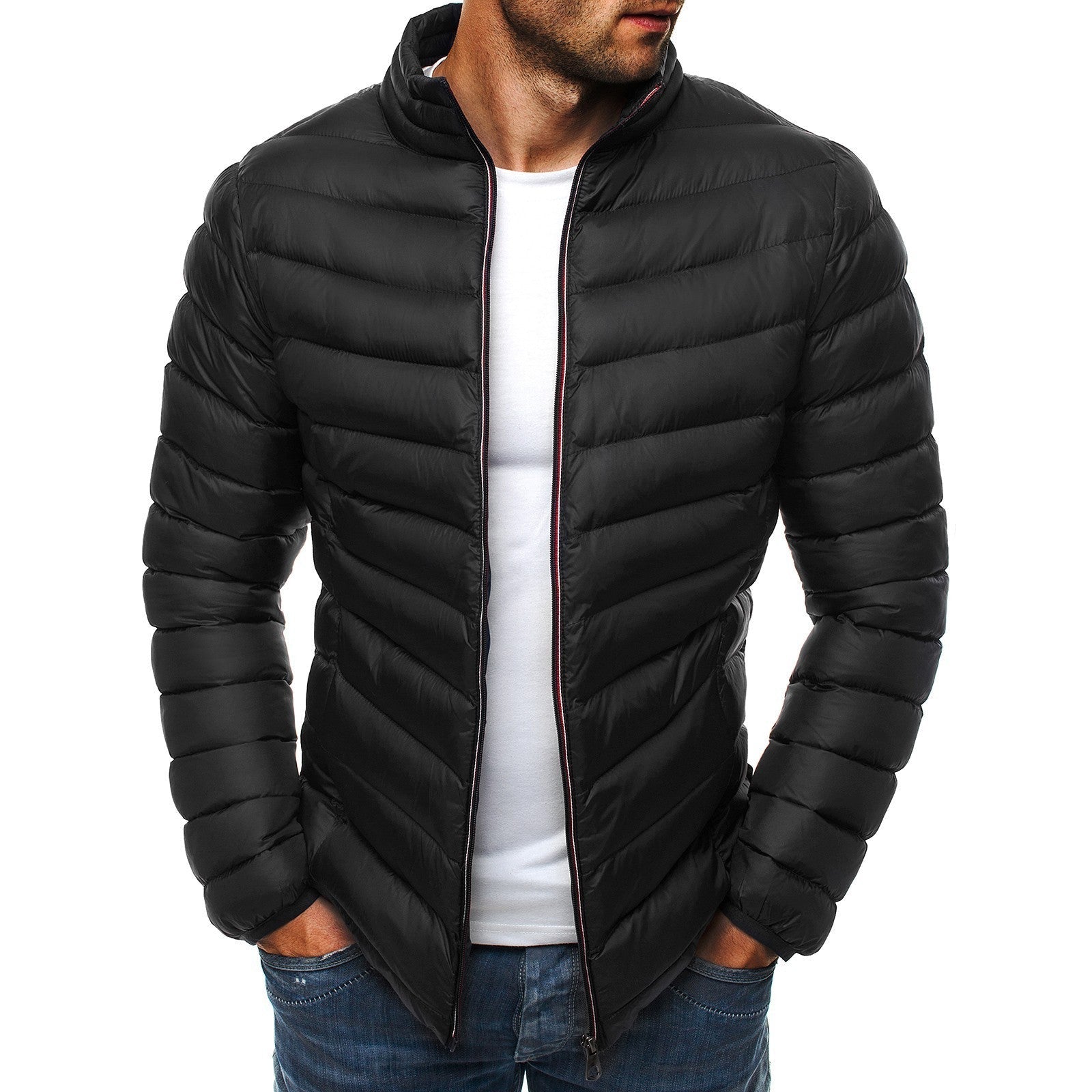 Men's Bright Colored Puffer Jacket