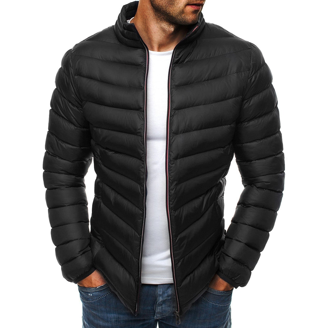 Men's Bright Colored Puffer Jacket