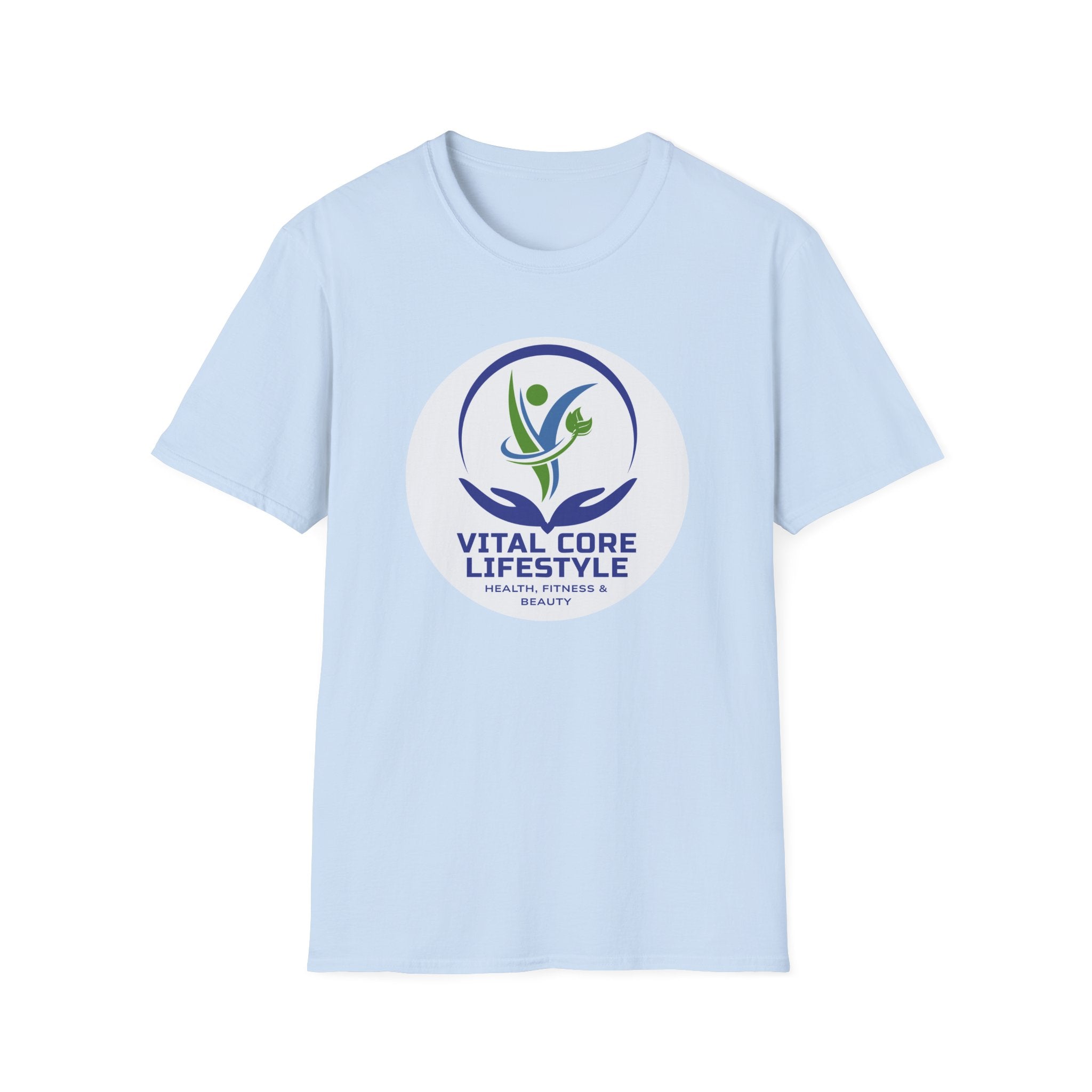 Vital Core Lifestyle T-Shirt — Health, Fitness & Wellness Logo Tee