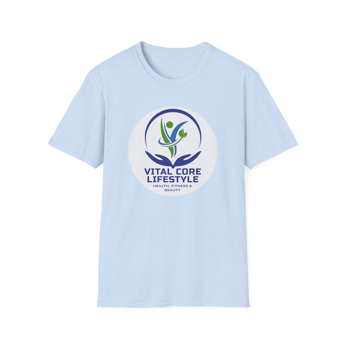 Vital Core Lifestyle T-Shirt — Health, Fitness & Wellness Logo Tee