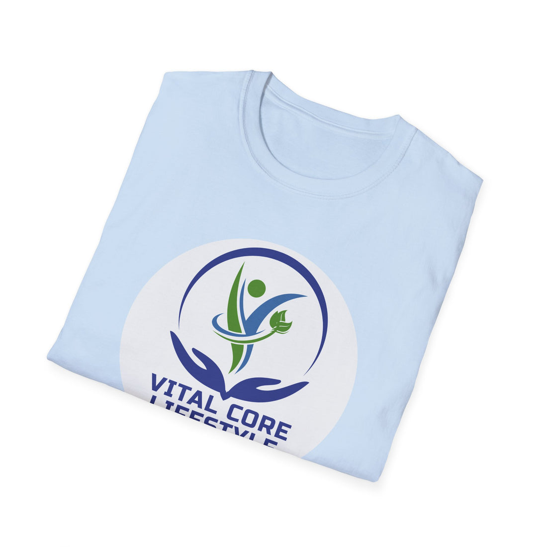 Vital Core Lifestyle T-Shirt — Health, Fitness & Wellness Logo Tee