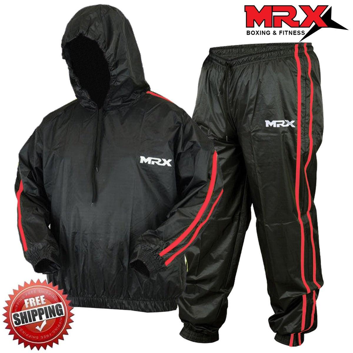 MRX Men's Sauna Sweat Suit Weight Loss Slimming Gym Training Boxing MMA
