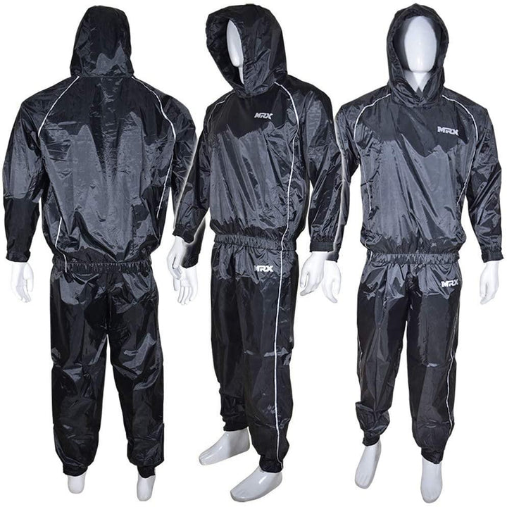 MRX Men's Sauna Sweat Suit Weight Loss Slimming Gym Training Boxing MMA