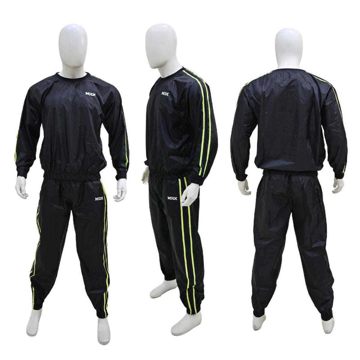 MRX Men's Sauna Sweat Suit Weight Loss Slimming Gym Training Boxing MMA