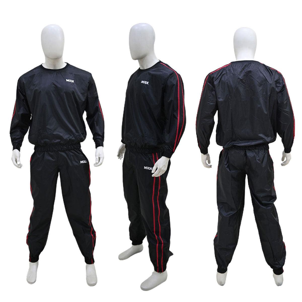 MRX Men's Sauna Sweat Suit Weight Loss Slimming Gym Training Boxing MMA