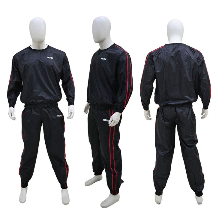 MRX Men's Sauna Sweat Suit Weight Loss Slimming Gym Training Boxing MMA