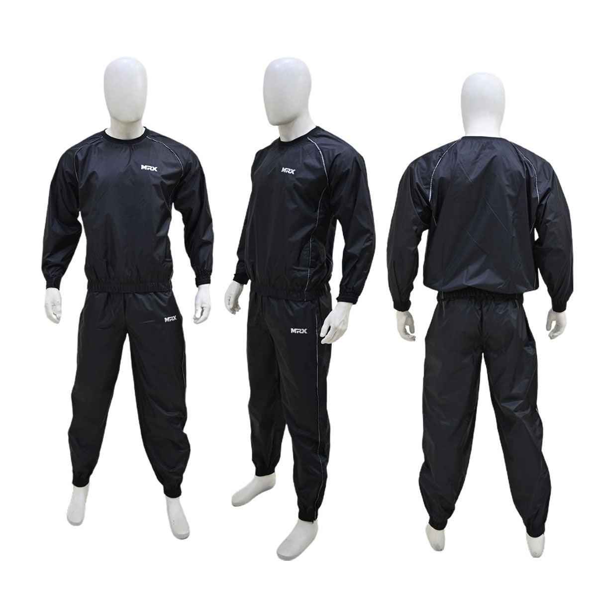 MRX Men's Sauna Sweat Suit Weight Loss Slimming Gym Training Boxing MMA