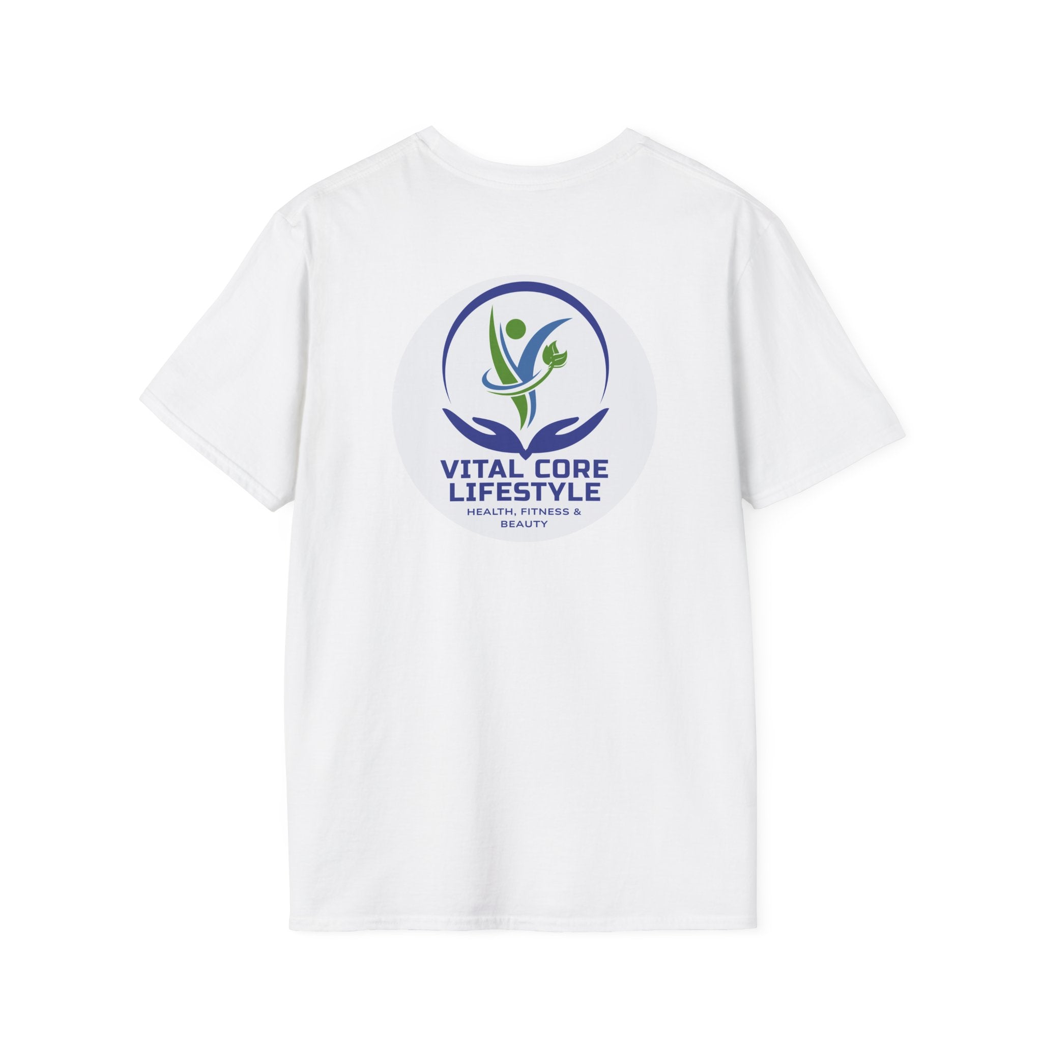 Vital Core Lifestyle T-Shirt — Health, Fitness & Wellness Logo Tee