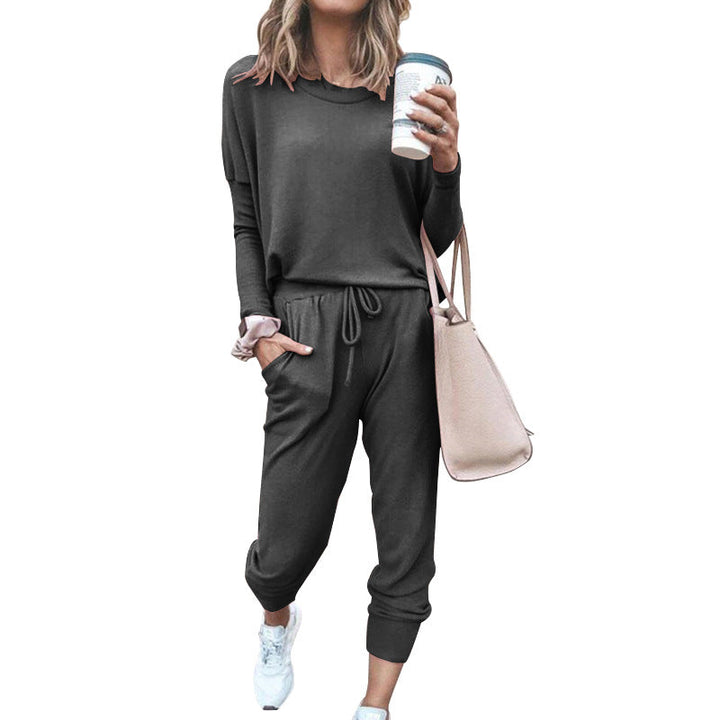 Women's Loose-Fitting Long Sleeves Casual Suit