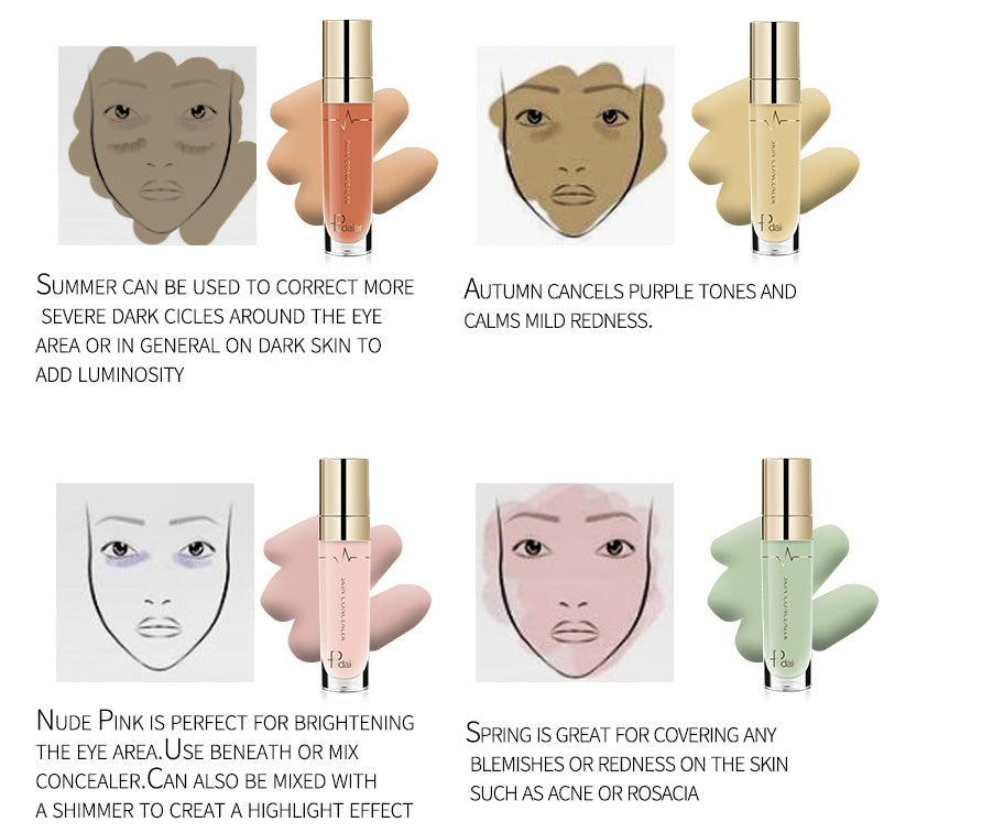 Professional Concealer Moisturizer Foundation Face Make-Up