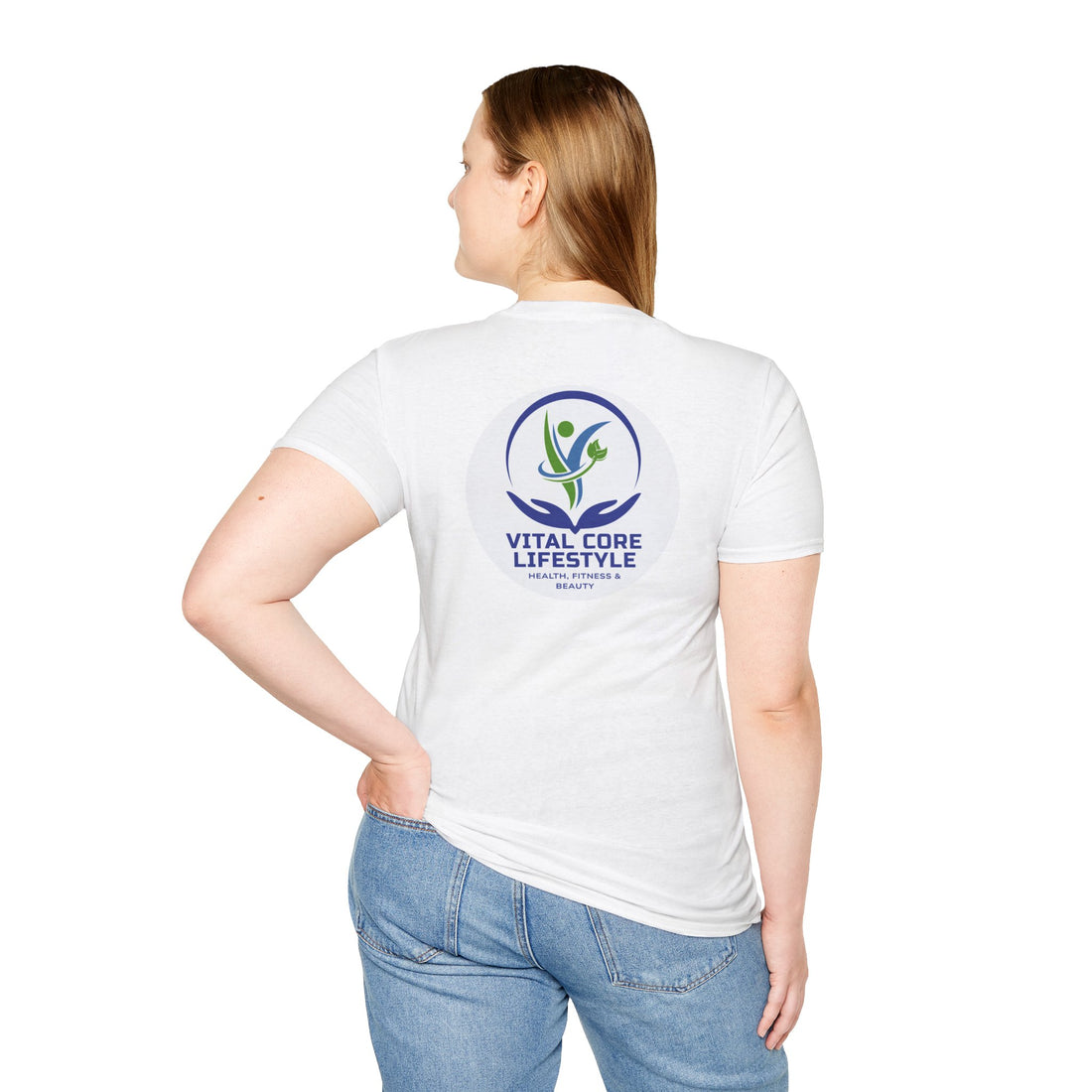 Vital Core Lifestyle T-Shirt — Health, Fitness & Wellness Logo Tee