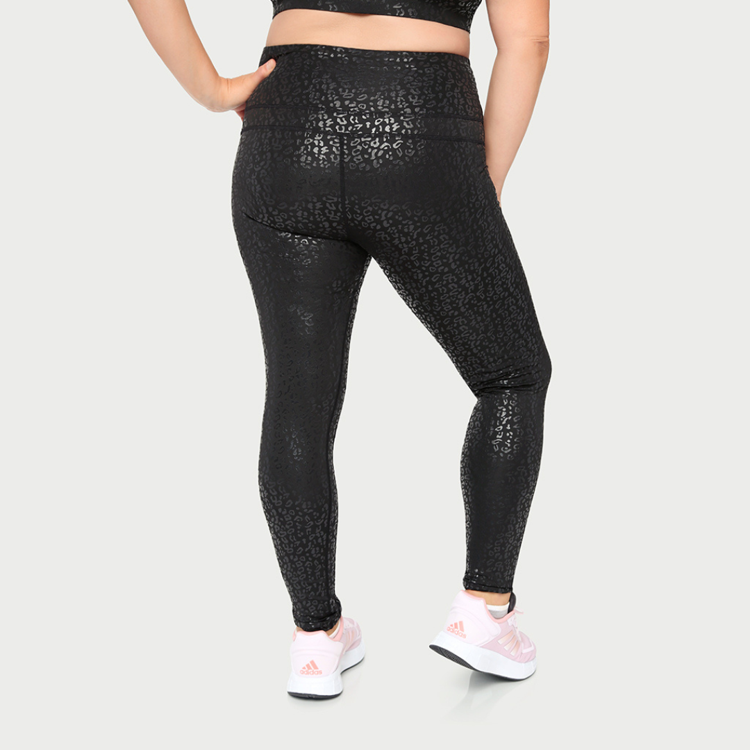 Women's Metallic Cheetah Active Leggings