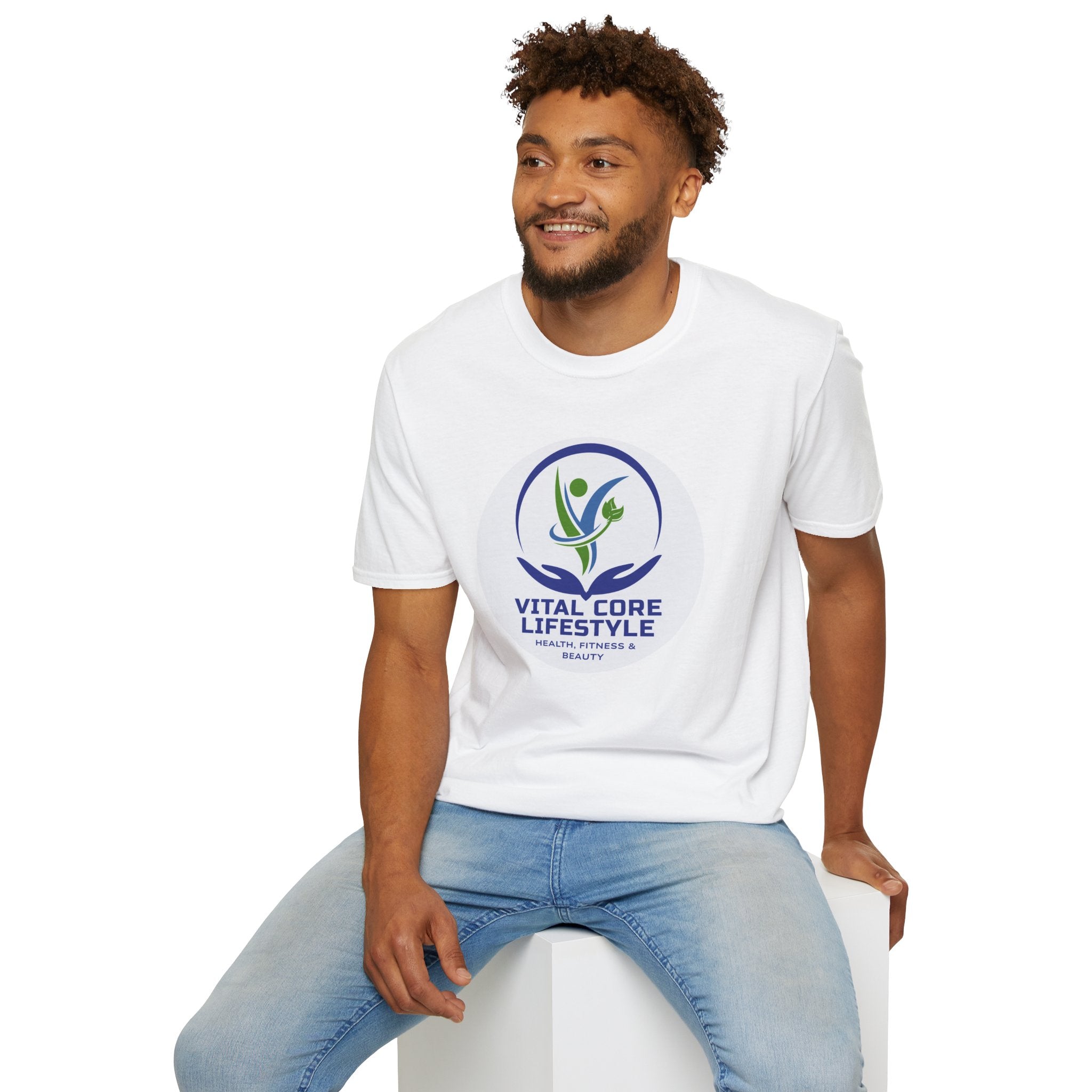 Vital Core Lifestyle T-Shirt — Health, Fitness & Wellness Logo Tee