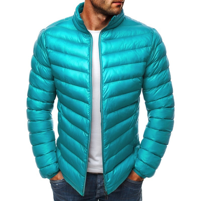 Men's Bright Colored Puffer Jacket