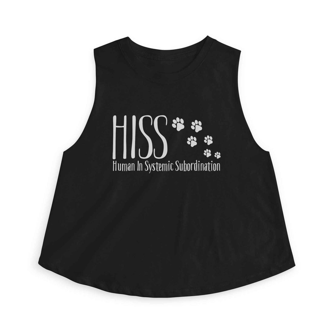 Women's HISS Cat Crop Top