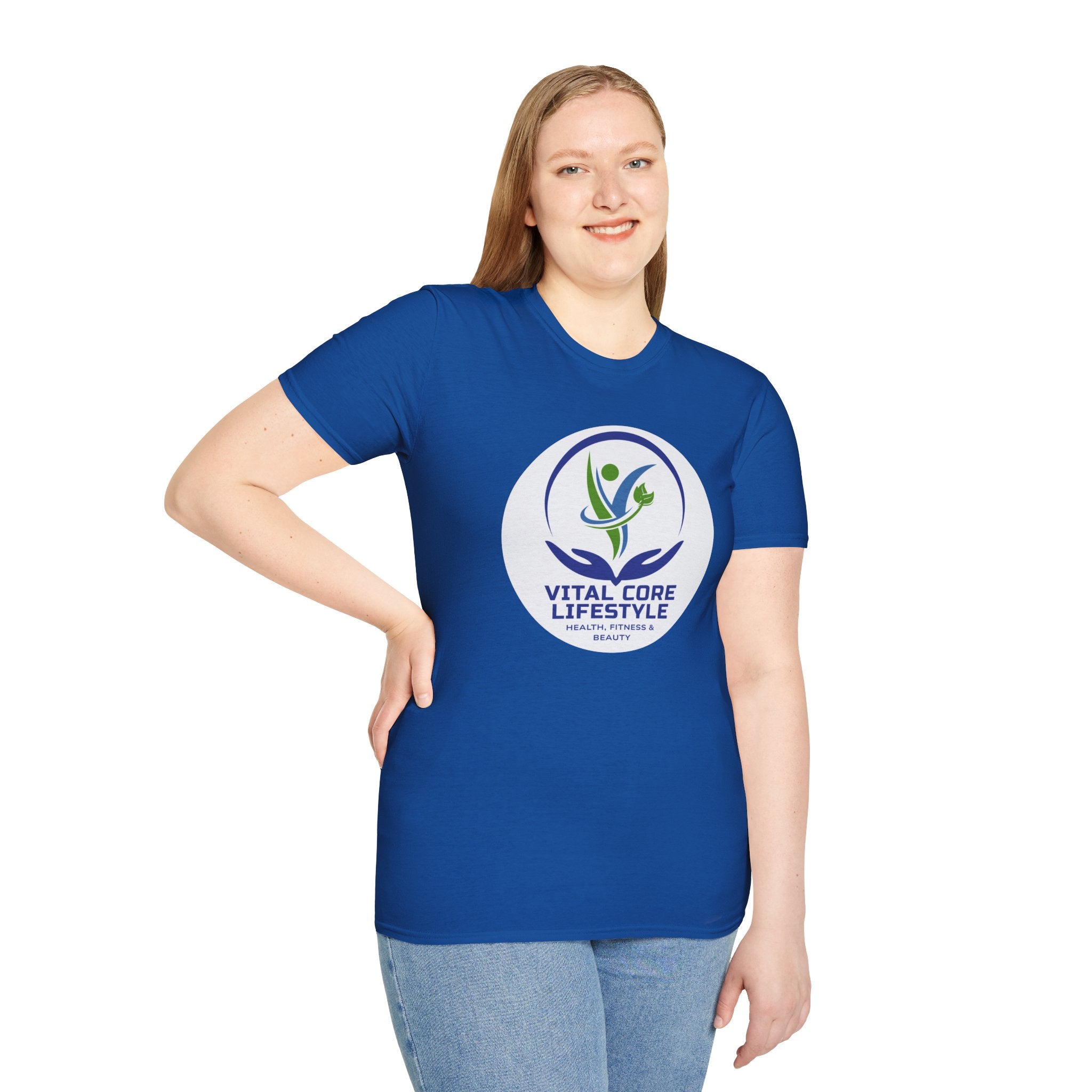 Vital Core Lifestyle T-Shirt — Health, Fitness & Wellness Logo Tee