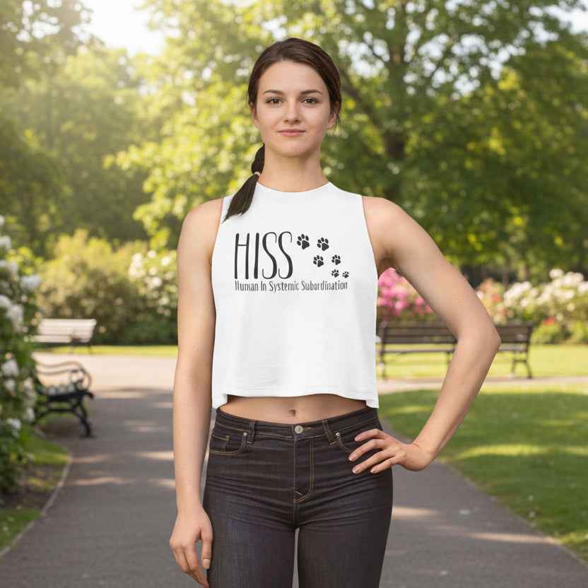 Women's HISS Cat Crop Top