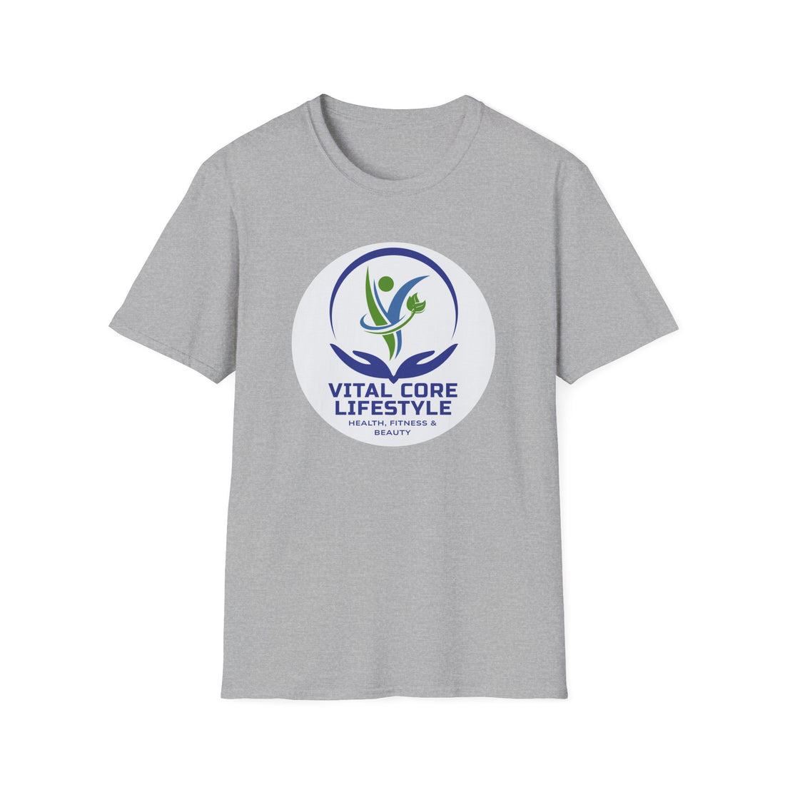 Vital Core Lifestyle T-Shirt — Health, Fitness & Wellness Logo Tee
