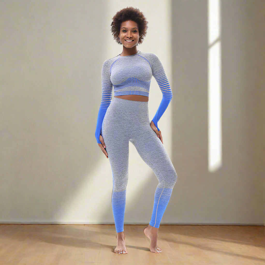 Women's Tight-Fitting Butt-Lifting Seamless Yoga Set