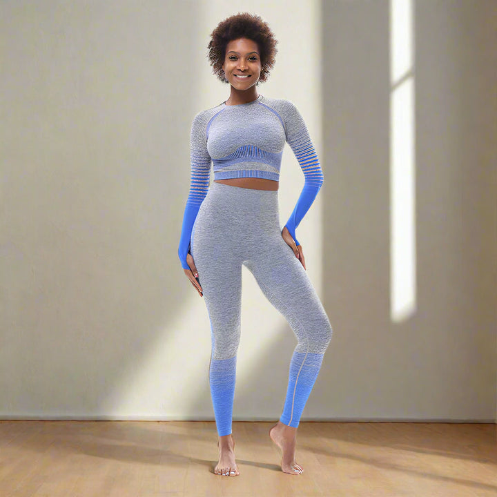Women's Tight-Fitting Butt-Lifting Seamless Yoga Set