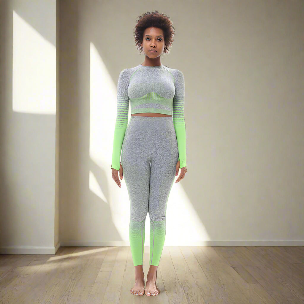 Women's Tight-Fitting Butt-Lifting Seamless Yoga Set