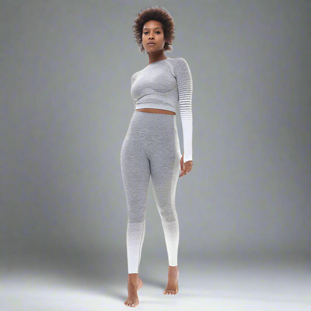 Women's Tight-Fitting Butt-Lifting Seamless Yoga Set