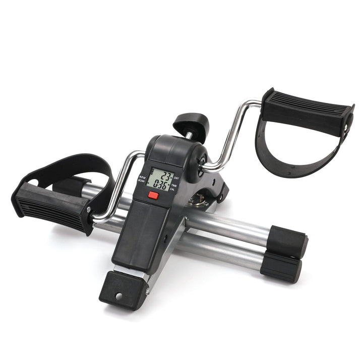 Folding Fitness Pedal Stepper Exercise Machine with Adjustable Resistance For Home