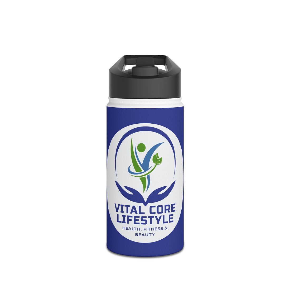 Vital Core Lifestyle Stainless Steel Water Bottle, Standard Lid