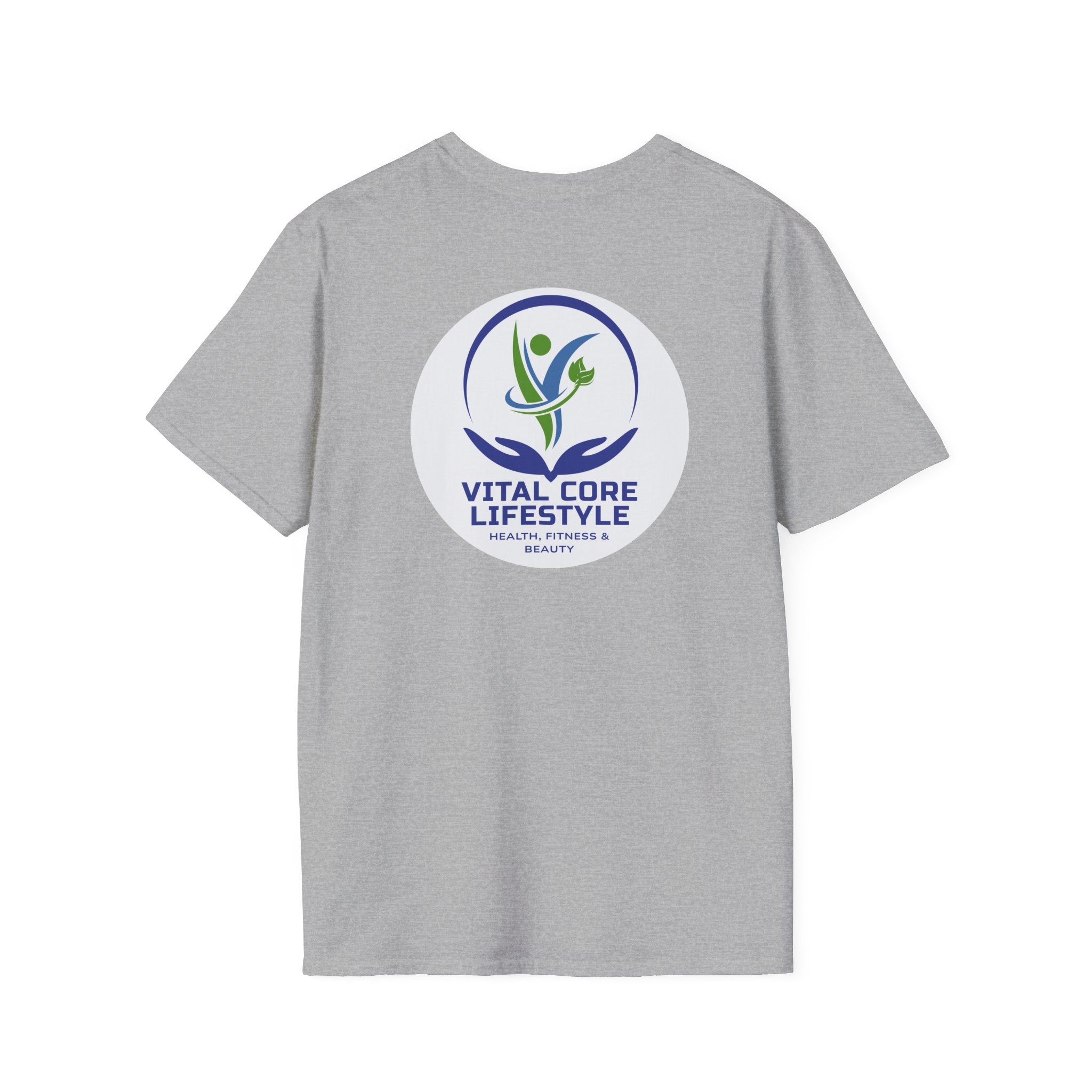 Vital Core Lifestyle T-Shirt — Health, Fitness & Wellness Logo Tee