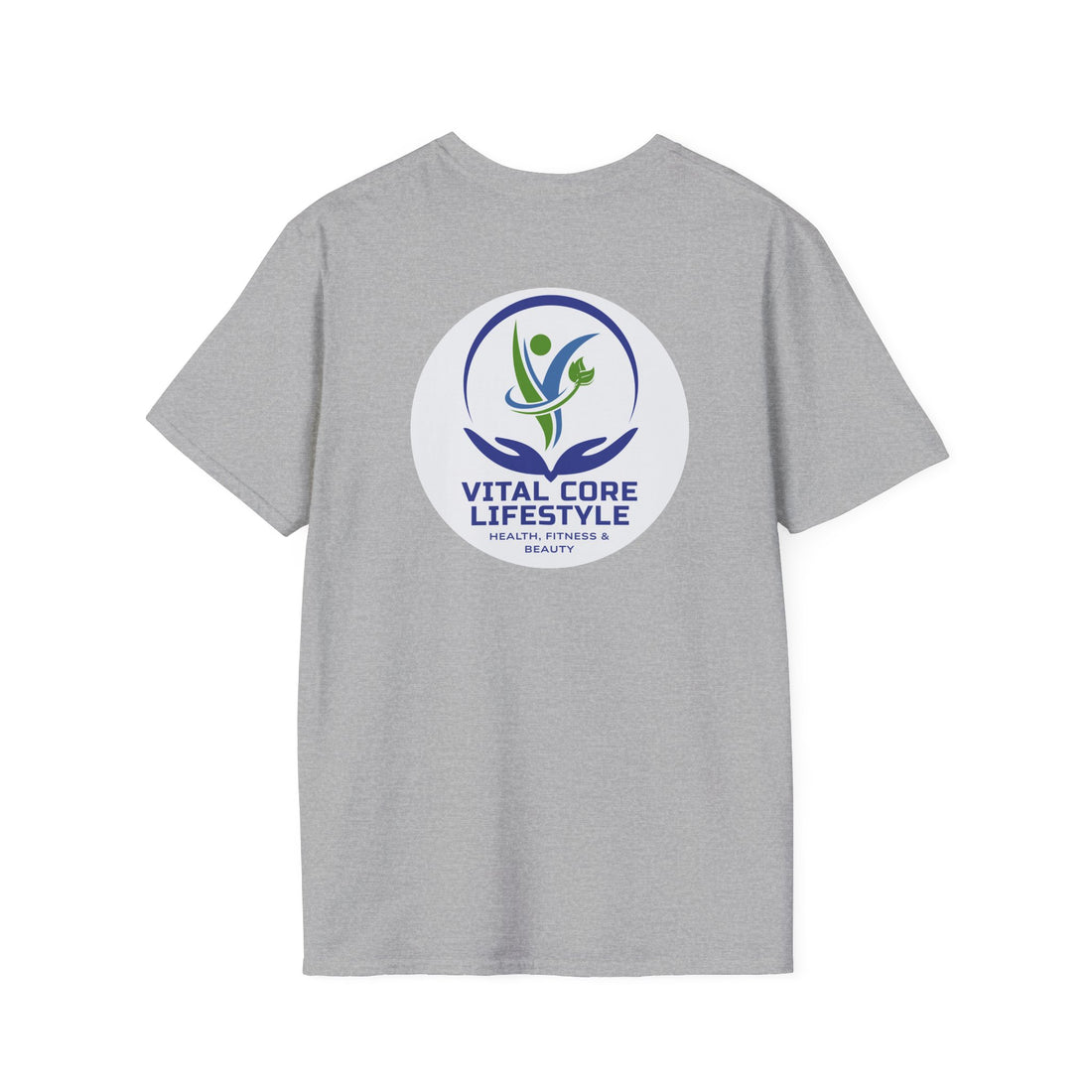 Vital Core Lifestyle T-Shirt — Health, Fitness & Wellness Logo Tee