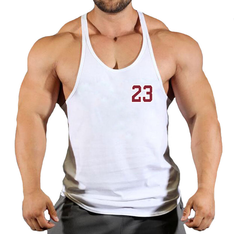Men's Round Neck Sleeveless Basketball Tank Top