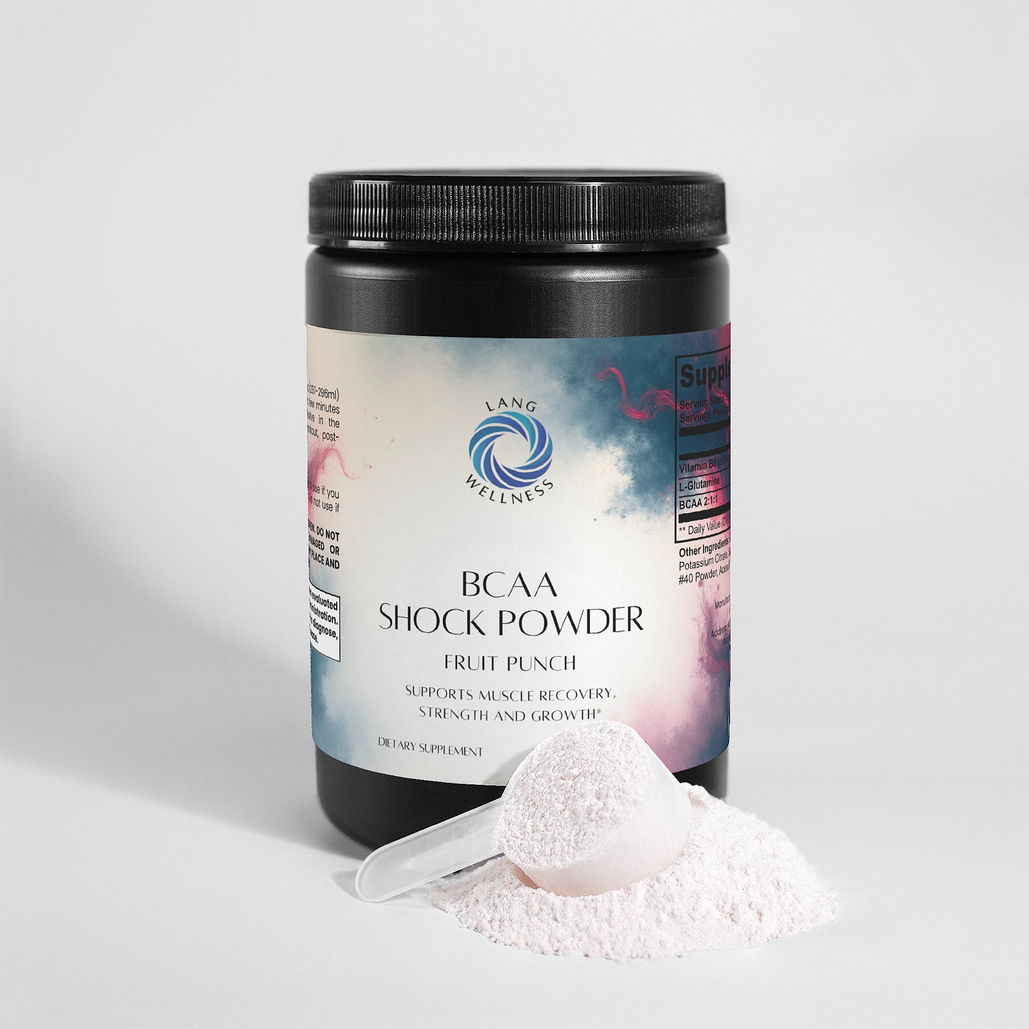 Lang Wellness BCAA Shock Powder (Fruit Punch)